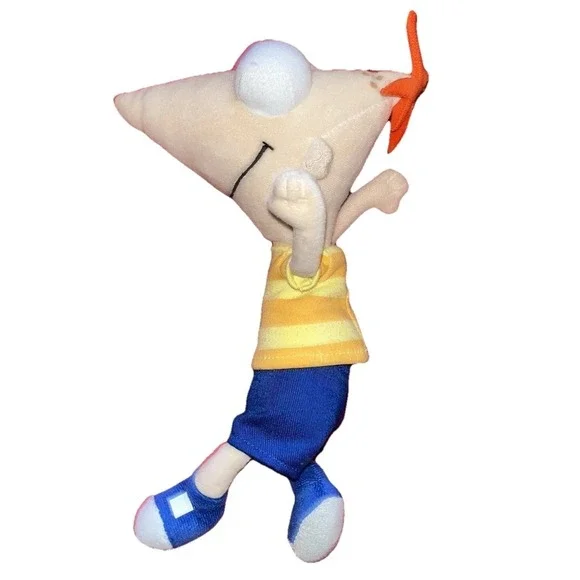 Disney Store Phineas Flynn Plush 14" Phineas and Ferb Stuffed Toy Doll Authentic - Picture 4 of 8
